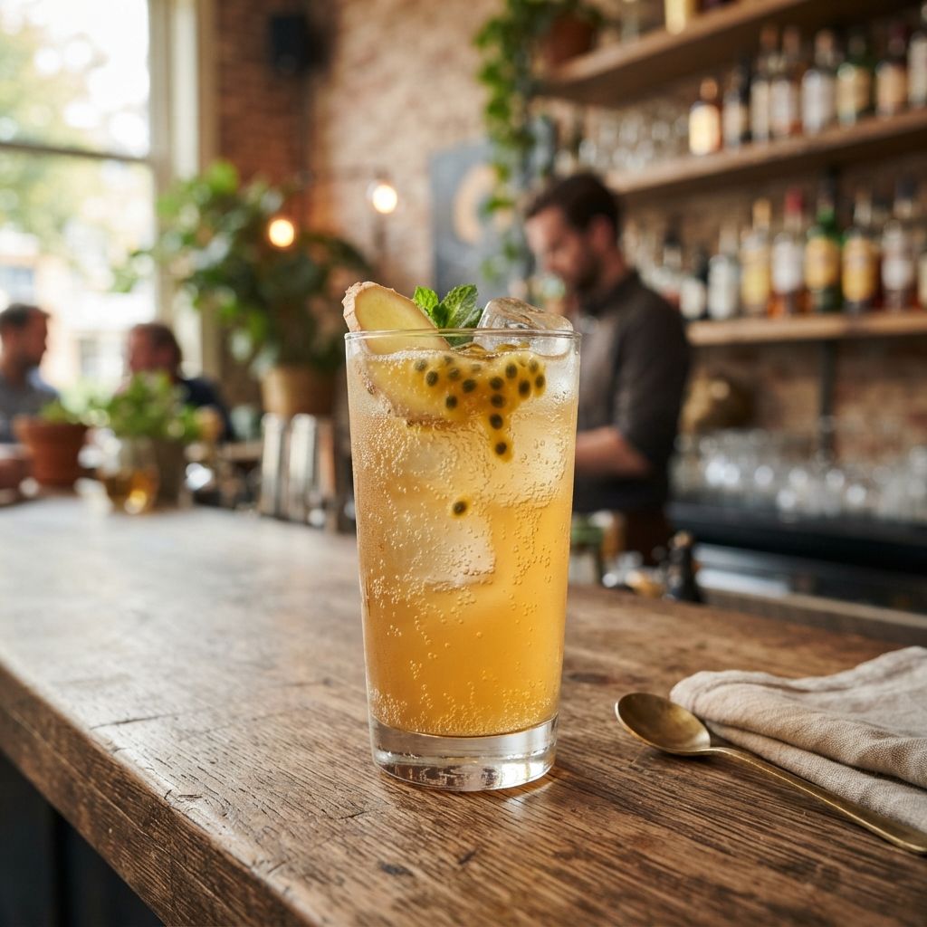 Kraanvogel Kombucha gember & passievrucht
