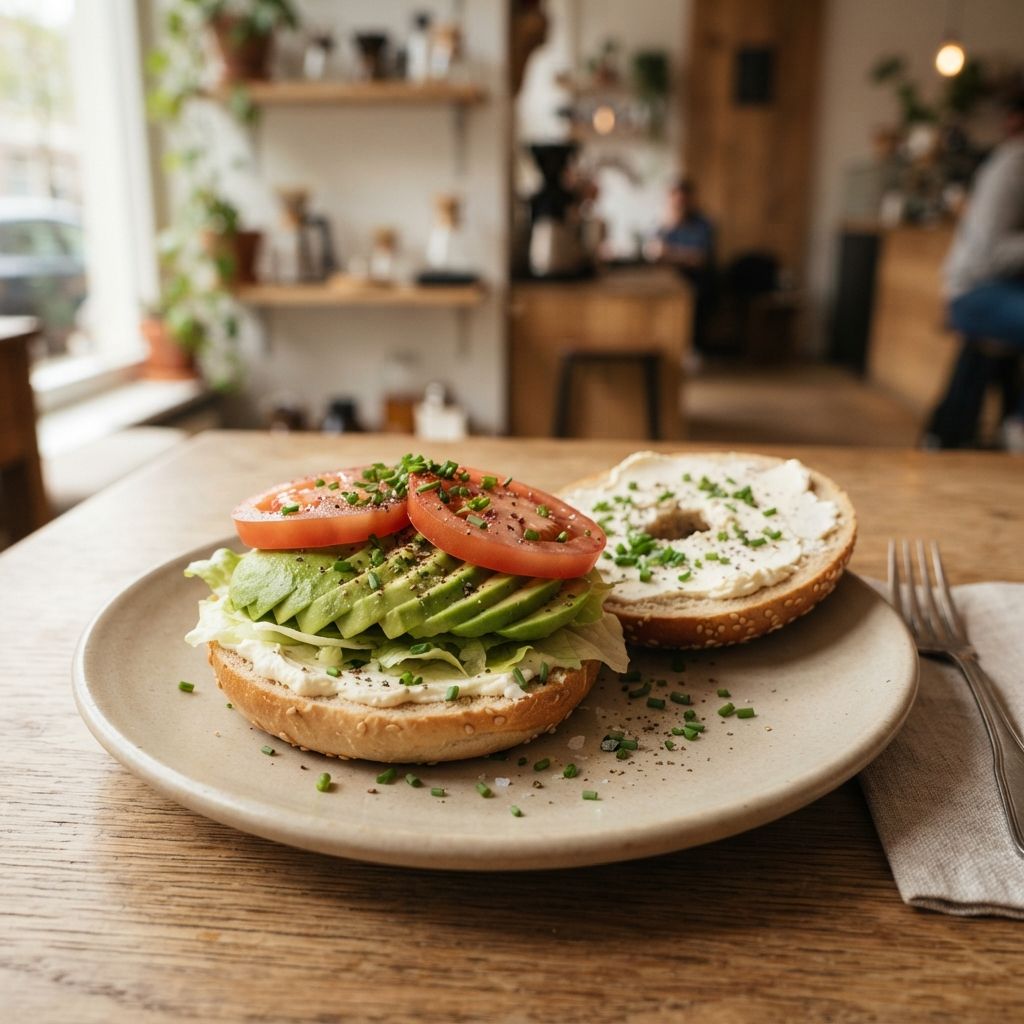 Bagel avocado