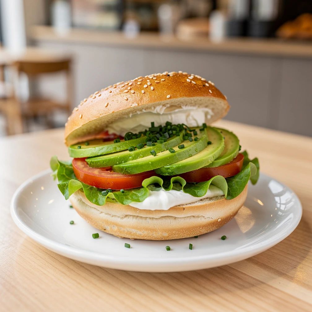 Bagel avocado