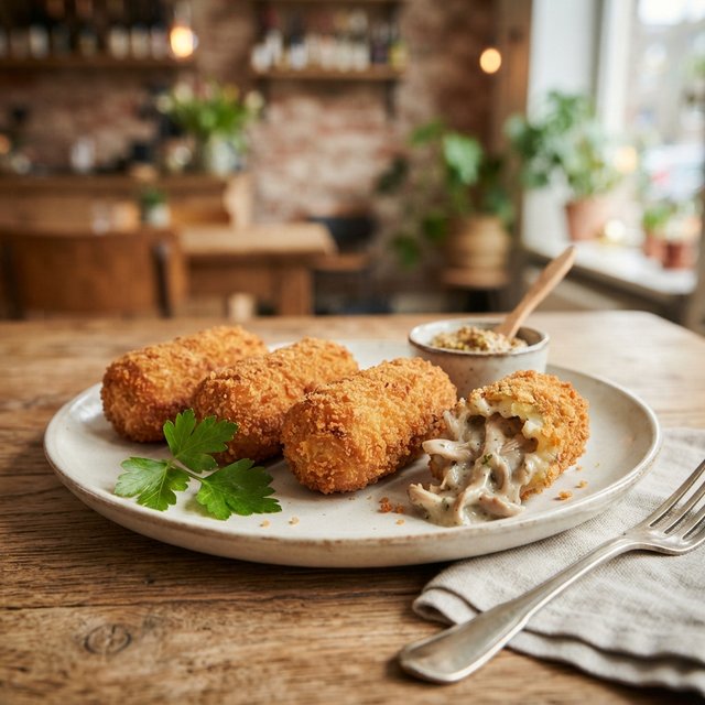 oesterzwamkroketjes