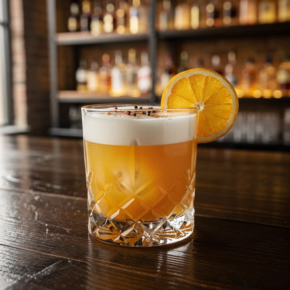 Spiced Orange Amaretto Sour