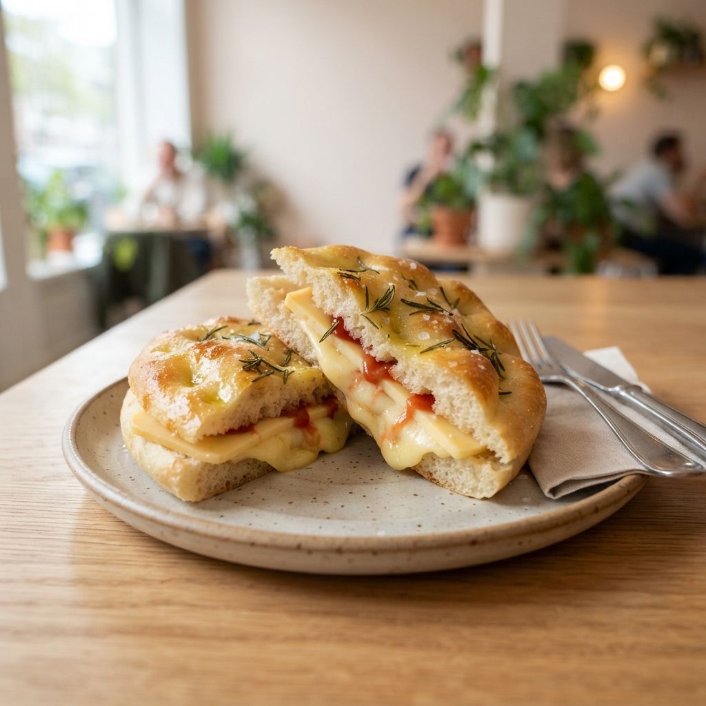 Focaccia dubbelkaas