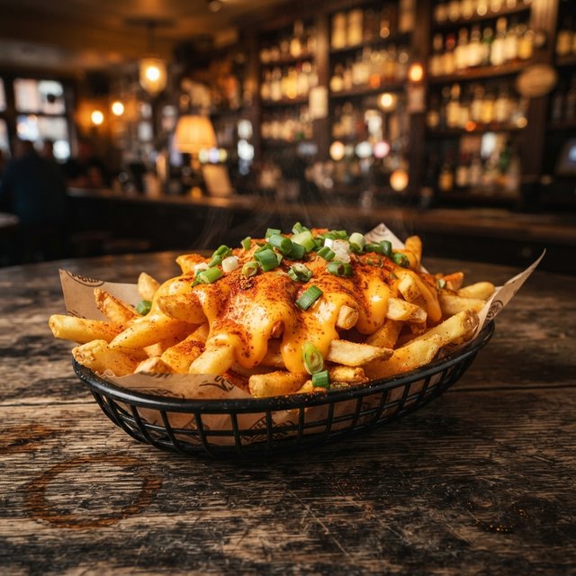 CHEESY CAJUN FRIES v