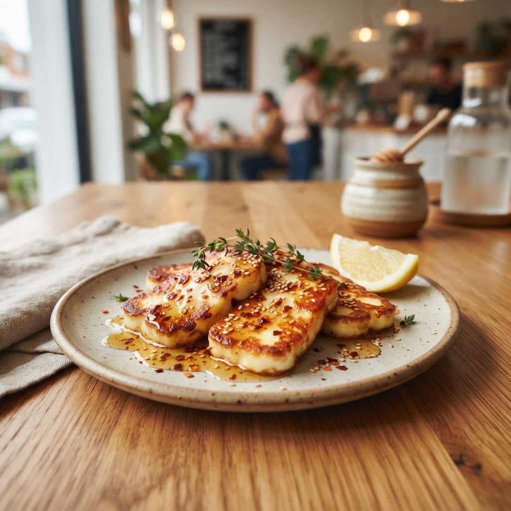 Hot Honey Halloumi