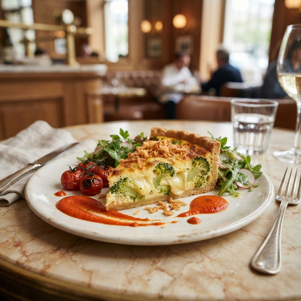 quiche de brocoli