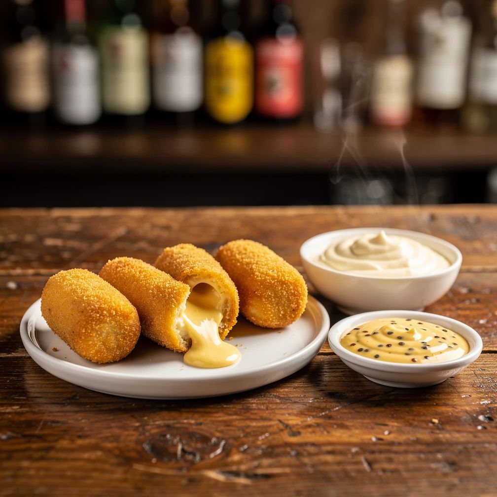 Kaas Kroketjes met mostermayo