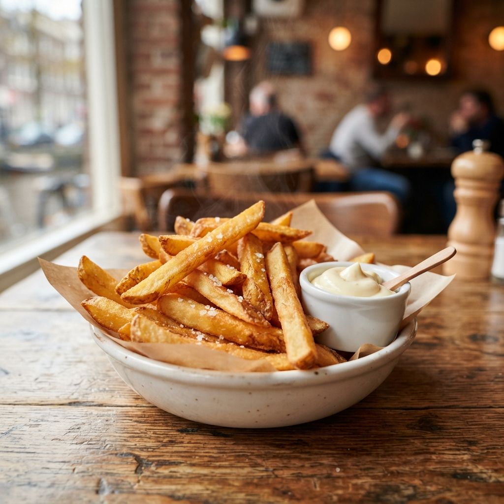 Portion of fries